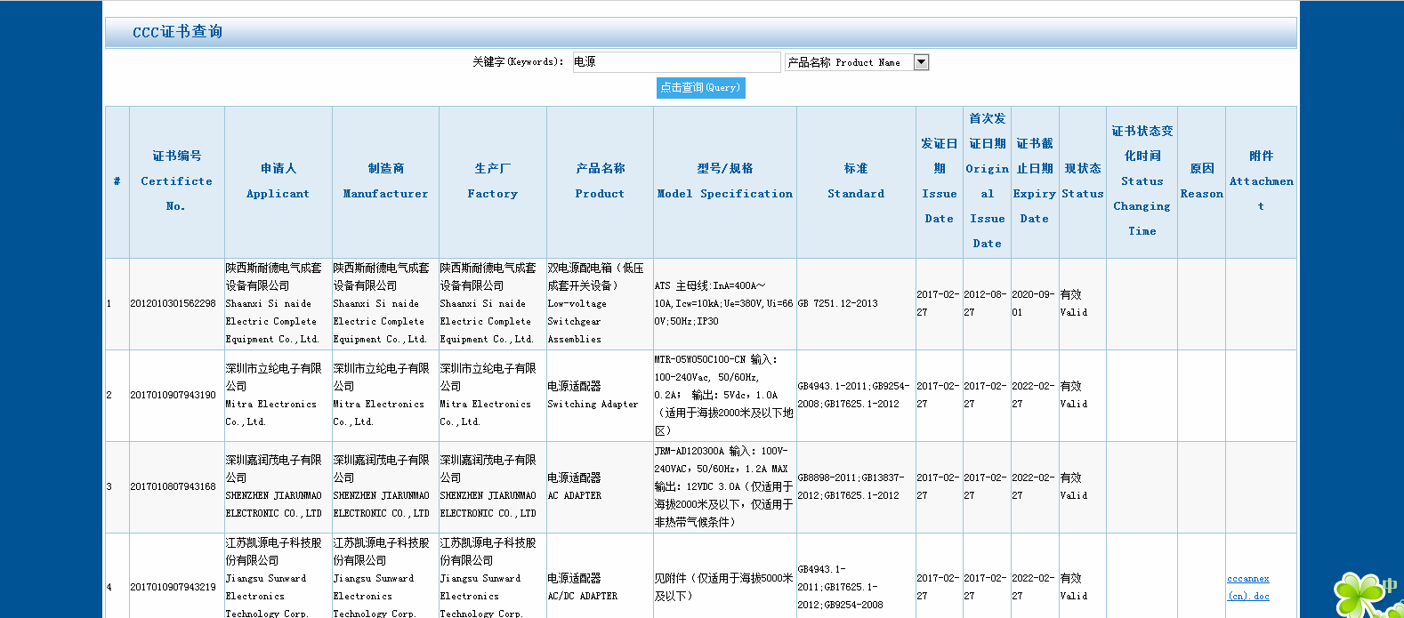 3C认证查询